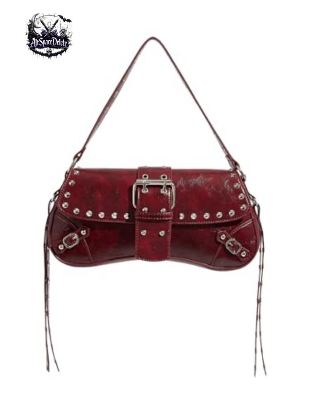 Women's PU Leather Y2K Clutch Shoulder Bag Small Underarm Purse